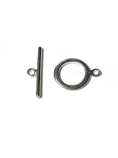 Picture of Clasp Toggle 15mm Silver Tone x1