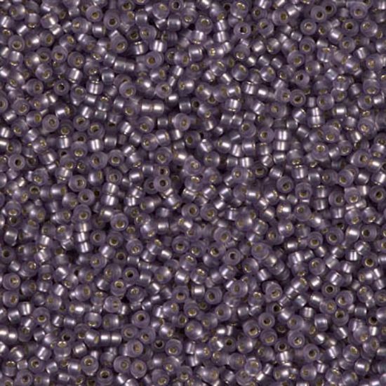 Picture of Miyuki Seed Beads 15/0 24F Mat Silver Lined Amethyst x10g