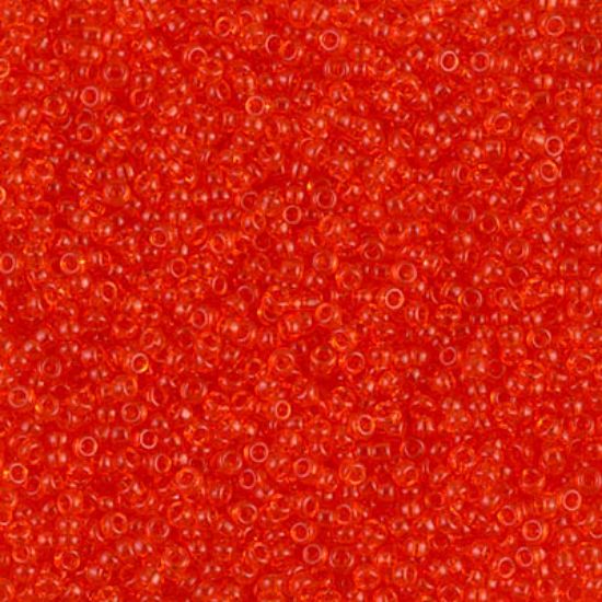 Picture of Miyuki Seed Beads 15/0 139 Transparent Tangerine  x10g