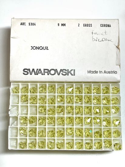 Picture of Vintage Swarovski 5304 9mm Jonquil x6