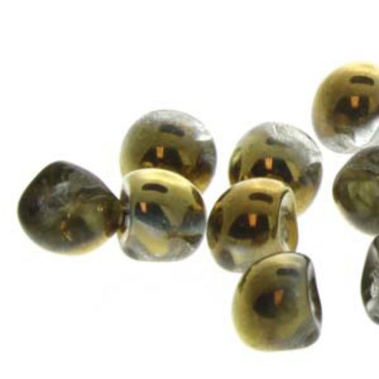 Picture of Mushroom 6mm Crystal Amber x50