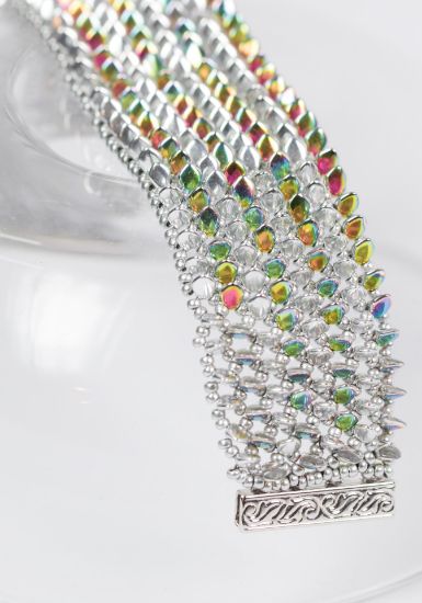 Picture of All-Beads CZ Digital Download Patterns - Gekko Bracelet