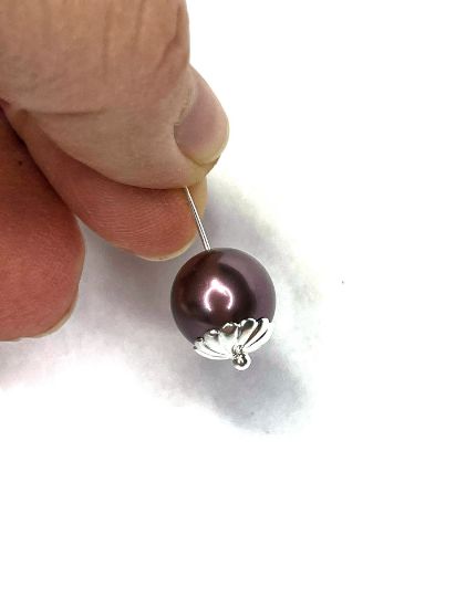 Picture of Bead Cap 10mm Silver Plate x20