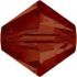 Picture of Swarovski 5328 Xilion Bead 4mm Crystal Red Magma x100