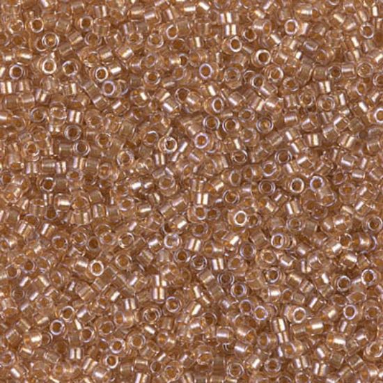 Picture of Miyuki Delica 11/0 DB901 Sparkling Honey Beige Lined Crystal x10g