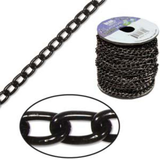 Picture of Aluminium Chain Twisted 6x3,6mm Black x6,1m