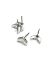 Picture of Cymbal Ganema Chevron Ear Stud Silver Plate x2