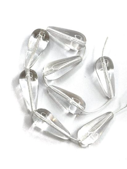 Picture of Glass Drop 16mm Crystal x10