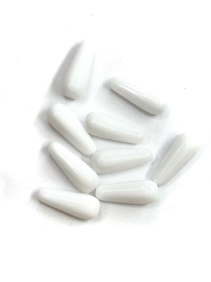 Picture of Glass Drop 16mm White x6