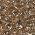 Picture of Preciosa Twin Beads 2.5x5 mm Crystal Bronze Lined x10g 