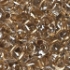 Picture of Preciosa Twin Beads 2.5x5mm Crystal Bronze Lined x10g 