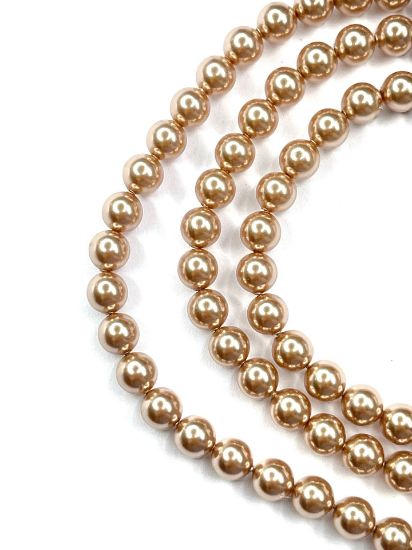 Picture of Swarovski 5810 Pearls 6mm Rose Gold Pearl x20