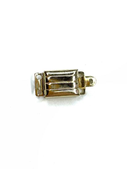 Picture of Vintage Clasp 20x10mm 2-strand Gold Tone x1
