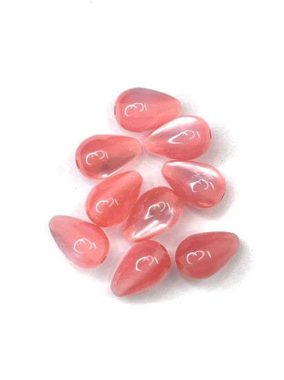 Picture of Drop Moonlight 16x11mm Light Rose x8