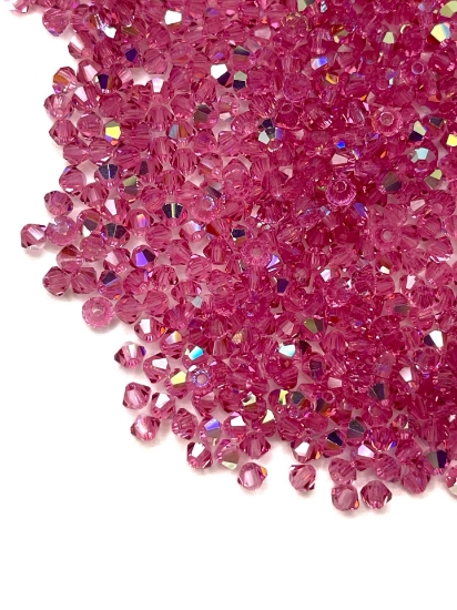 Picture of Preciosa Bead Rondell 4mm Rose AB x100