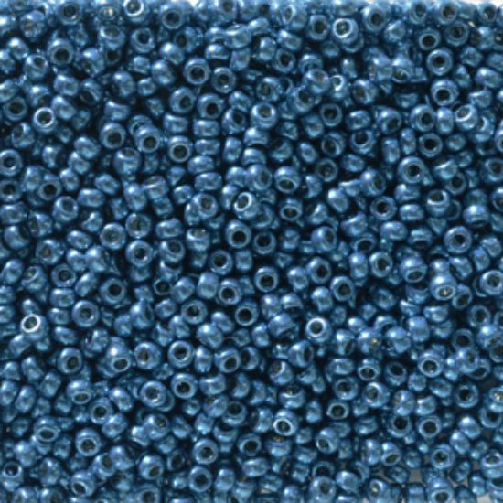 Picture of Miyuki Rocaille 11/0 5116 Duracoat Galvanized Deep Aqua Blue x10g