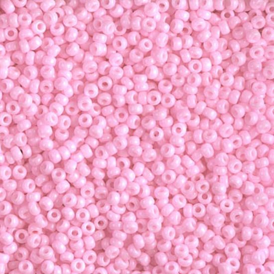 Picture of Miyuki Rocaille 11/0 415 Dyed Opaque Cotton Candy Pink x10g