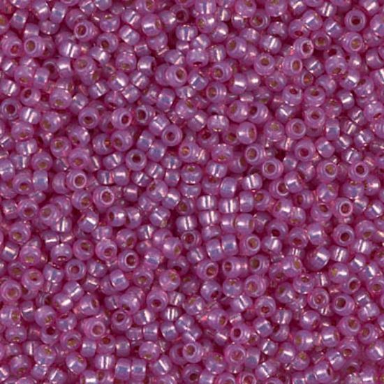 Picture of Miyuki Seed Beads 15/0 4246 Duracoat Silver Lined Dyed Lilac x10g