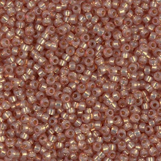 Picture of Miyuki Seed Beads 15/0 4243 Duracoat Silver Lined Dyed Topaz Gold  x10g