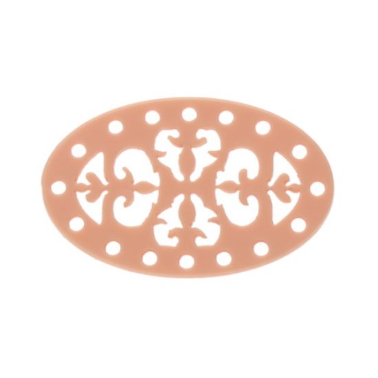 Picture of Laser Cut Components Oval 40x25mm Rose x1