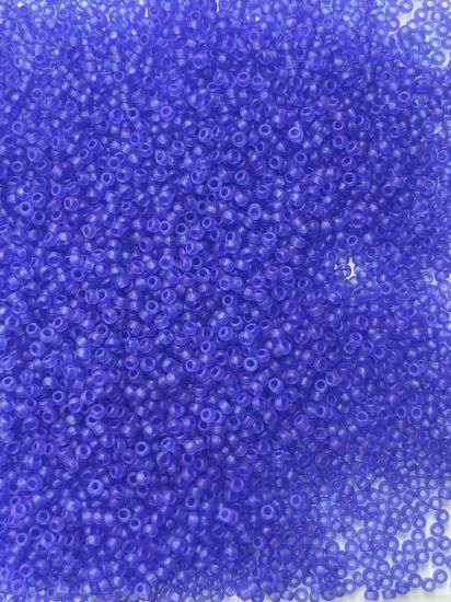 Picture of Miyuki Seed Beads 15/0 1617 Dyed Semi-Frosted Transparent Violet x10g