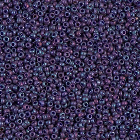 Picture of Miyuki Seed Beads 15/0 1899  Opaque Eggplant Luster x10g