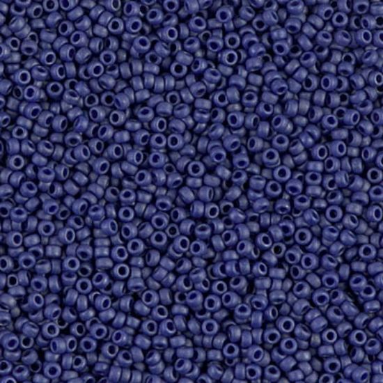 Picture of Miyuki Seed Beads 15/0 2039 Mat Metallic Royal Blue x10g