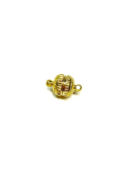 Picture of Ball magnetic clasp 8mm Gold Tone x1
