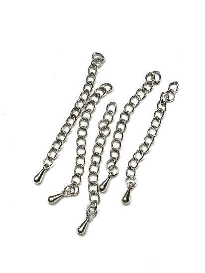 Picture of Premium Chain Extender 60mm Silver Plate x5