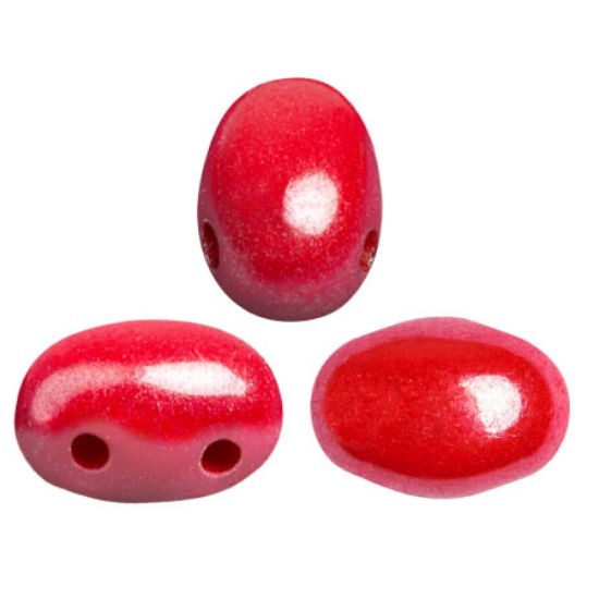 Picture of Samos® par Puca® 7x5mm Opaque Coral Red Luster x10g