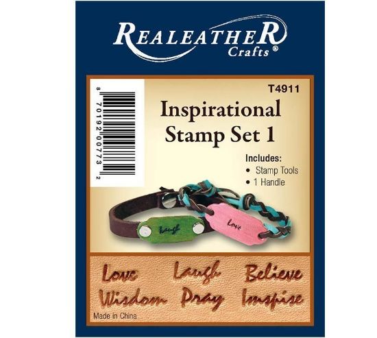 Picture of Realeather Crafts Inspirational Stamp Set 1