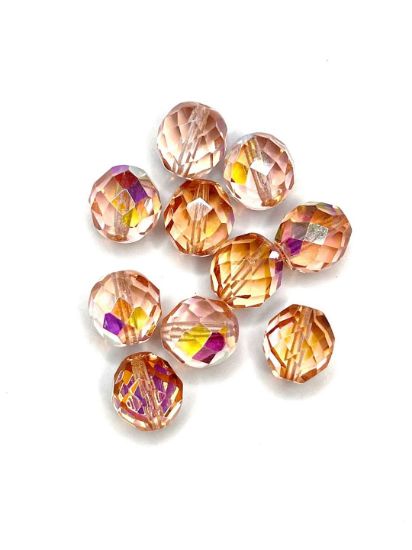 Picture of Fire-Polished 12mm Rosaline AB x5