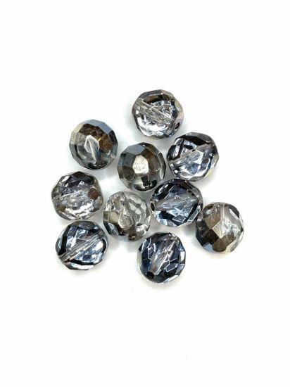Picture of Fire-Polished 12mm Blue Hematite x5