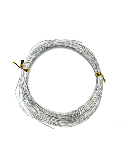 Picture of Aluminium Wire 0,7mm Silver Tone  x6m