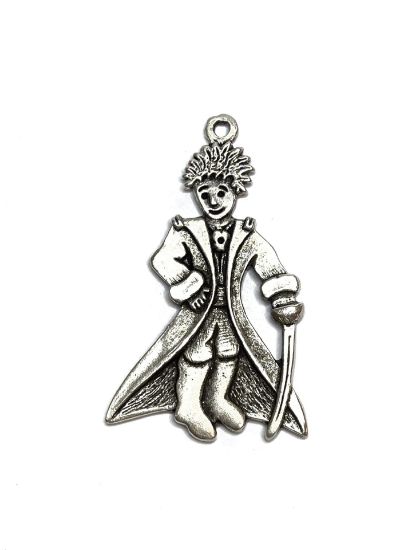 Picture of Pendant "Little Prince" 45x75mm Antique Silver x1