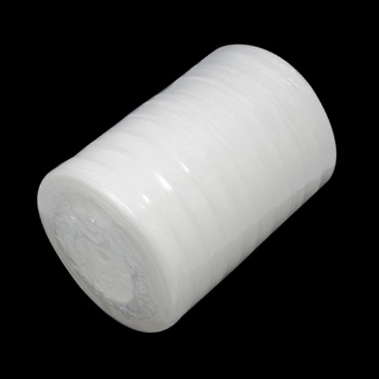 Picture of Organza Ribbon polyster 10mm White x45m