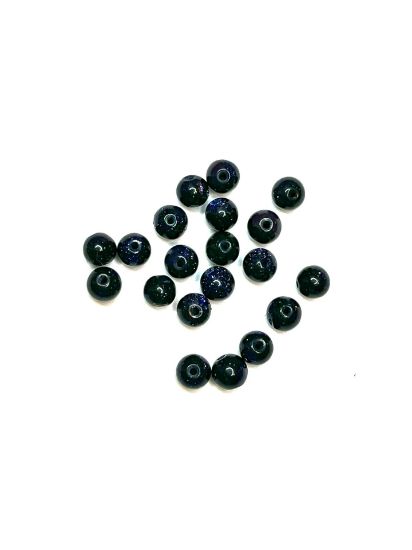 Picture of Blue Goldstone (MM) 4mm x20