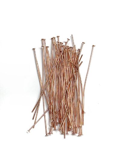 Picture of Headpin 60mm Rose Gold Tone x50