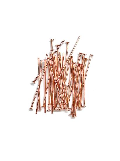 Picture of Headpin 30mm Rose Gold Tone x50