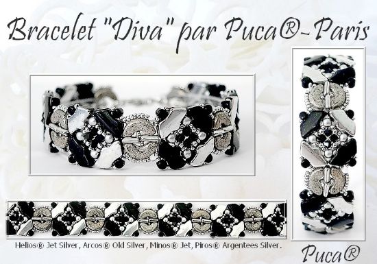 Picture of Bracelet "Diva" par Puca – Instant Download of Printed Copy