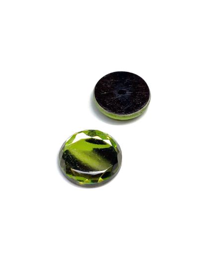 Picture of HC Crystals Fancy Stone 16mm round Peridot  Shadow Foiled x1