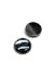 Picture of HC Crystals Fancy Stone 16mm round Night Shadow Foiled x1
