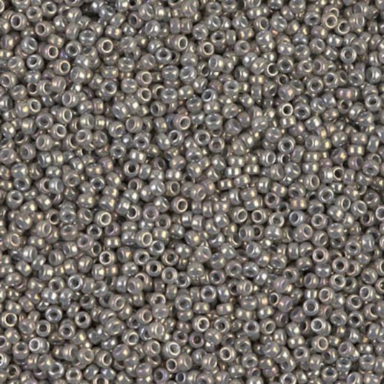 Picture of Miyuki Seed Beads 15/0 1865 Galvanized Gray Luster x10g