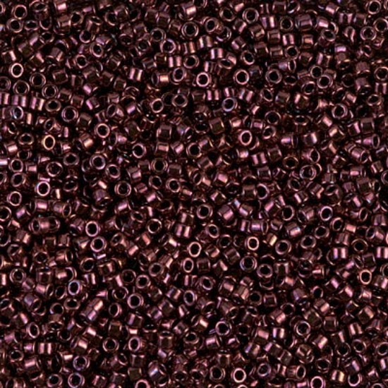 Picture of Miyuki Delica 10/0 DBM12 Metallic Dark Raspberry x10g