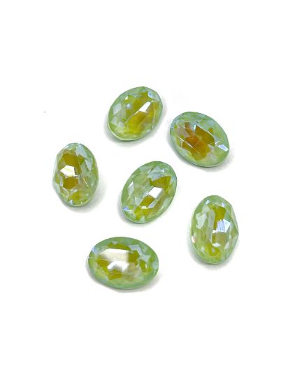 Picture of Aurora Crystals 4120 Oval 14x10mm Mint Green Delite x1