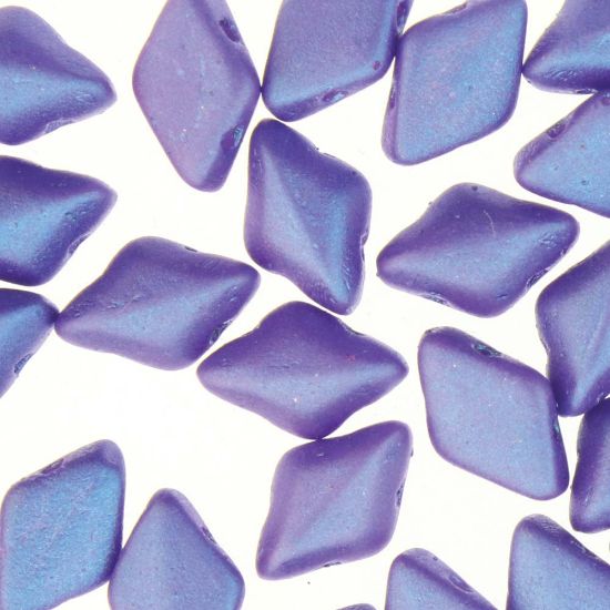 Picture of Mini GemDuo 2-hole 4x6mm Tropical Blue Grape x10g