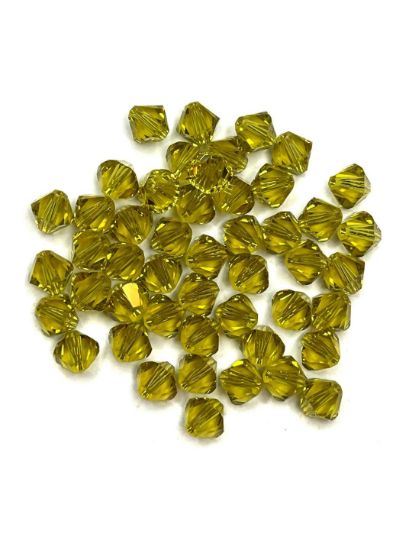 Picture of Swarovski 5328 Xilion Bead 6mm Lime x8