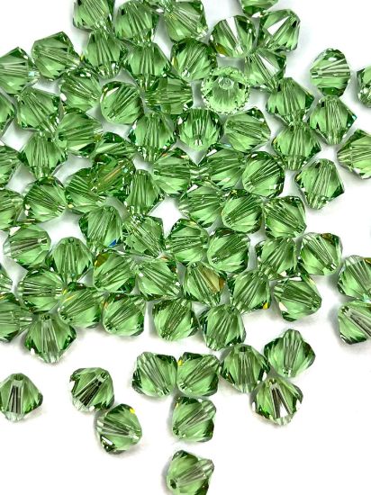 Picture of Swarovski 5328 Xilion Bead 5mm Peridot x48