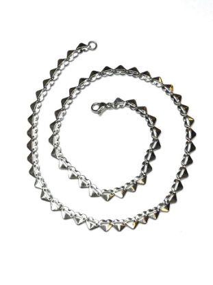 Image de Stainless Steel Necklace Heart 50cm x1