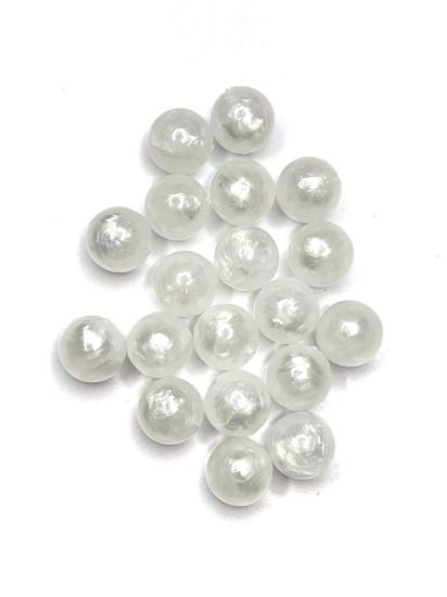 Picture of Acrylic Bead 12mm round Mystic White x50